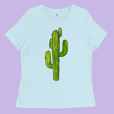 Cactus Ladies Tee Designed By Barkaloodesign