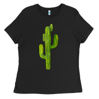Black cactus Ladies Tee - BarkalooDesign