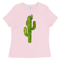 Bubblegum Pink cactus Ladies Tee - BarkalooDesign
