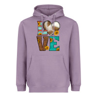 Lavender western volleyball love Heavyweight Hoodie - HRA Design Shop