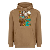 Toasted Coconut western volleyball love Heavyweight Hoodie - HRA Design Shop