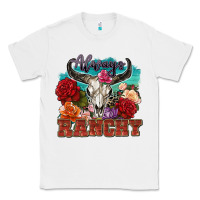 White always ranchy Classic Tee - Zillion Design Studio