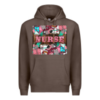 Coffee Nurse Premium Hoodie - LillyAllenDesigns