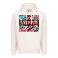 Pale Pink Nurse Premium Hoodie - LillyAllenDesigns