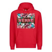 Red Nurse Premium Hoodie - LillyAllenDesigns