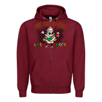 Burgundy out here lookin like a snack Zipper Hoodie - Zillion Design Studio