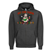 Charcoal Heather out here lookin like a snack Zipper Hoodie - Zillion Design Studio