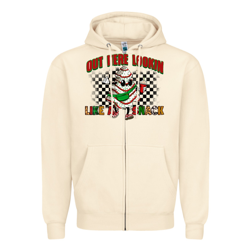 Out Here Lookin Like A Snack Zipper Hoodie by Zillion Design Studio | Teevron
