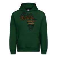 Forest Green black history month Urban Hoodie - MaliasSmallBusiness