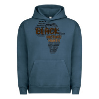 Pigment Midnight Navy black history month Urban Hoodie - MaliasSmallBusiness