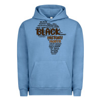 Pigment Pebble Blue black history month Urban Hoodie - MaliasSmallBusiness