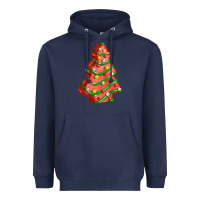 Navy red christmas cake fa element Heavyweight Hoodie - FaDigitalArtStudio