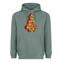 Sage red christmas cake fa element Heavyweight Hoodie - FaDigitalArtStudio
