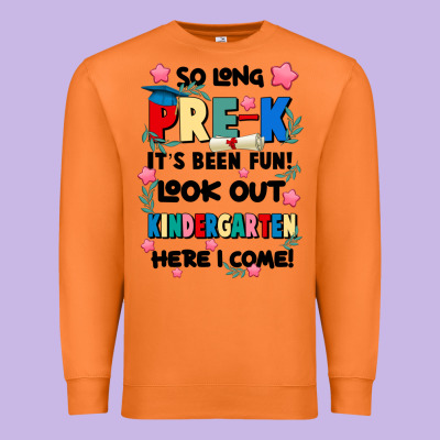 So Long Pre K Premium Sweatshirt Designed By Jahusdesignshop
