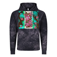 Cloud Black pink floral nurse with flowers Vintage Hoodie - AdoDesignShop