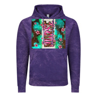 Cloud Purple pink floral nurse with flowers Vintage Hoodie - AdoDesignShop
