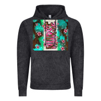 Vintage Black pink floral nurse with flowers Vintage Hoodie - AdoDesignShop