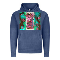 Vintage Denim pink floral nurse with flowers Vintage Hoodie - AdoDesignShop
