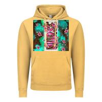 Vintage Mustard pink floral nurse with flowers Vintage Hoodie - AdoDesignShop