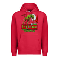 Cardinal christmas character hand physician assistant Premium Hoodie - NancyCooperArtShop