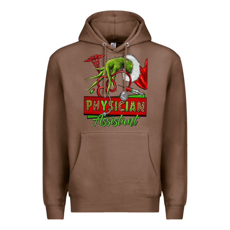 Christmas Character Hand Physician Assistant Premium Hoodie by NancyCooperArtShop | Teevron