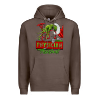 Coffee christmas character hand physician assistant Premium Hoodie - NancyCooperArtShop