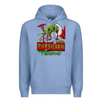 Colony Blue christmas character hand physician assistant Premium Hoodie - NancyCooperArtShop