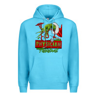 Ocean Blue christmas character hand physician assistant Premium Hoodie - NancyCooperArtShop