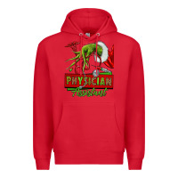 Red christmas character hand physician assistant Premium Hoodie - NancyCooperArtShop