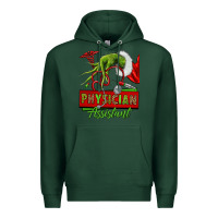 Sports Green christmas character hand physician assistant Premium Hoodie - NancyCooperArtShop