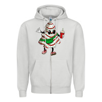 Dove Grey little debbie christmas tree cakes Zipper Hoodie - Zillion Design Studio