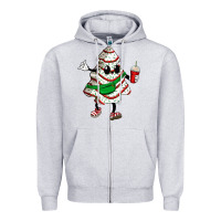 Heather Grey little debbie christmas tree cakes Zipper Hoodie - Zillion Design Studio