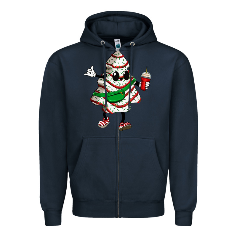 Little Debbie Christmas Tree Cakes Zipper Hoodie by Zillion Design Studio | Teevron