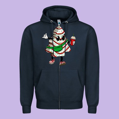 Zipper Hoodie little debbie christmas tree cakes