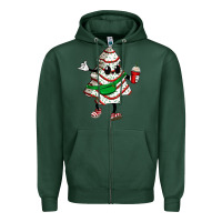 Sports Green little debbie christmas tree cakes Zipper Hoodie - Zillion Design Studio
