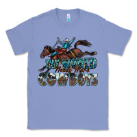 Colony Blue the world needs more cowboys Classic Tee - Zillion Design Studio