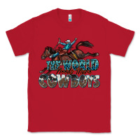 Red the world needs more cowboys Classic Tee - Zillion Design Studio
