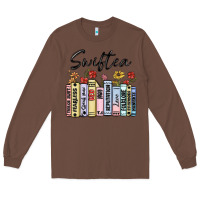 Chestnut swiftea books Long Sleeve Tee - MaliasSmallBusiness