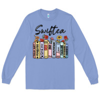 Colony Blue swiftea books Long Sleeve Tee - MaliasSmallBusiness