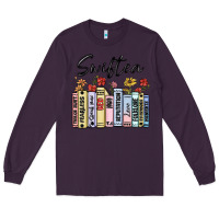 Plum swiftea books Long Sleeve Tee - MaliasSmallBusiness