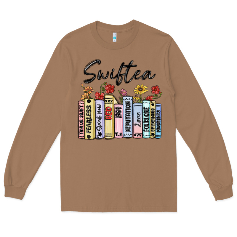 Swiftea Books Long Sleeve Tee by MaliasSmallBusiness | Teevron