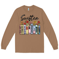Toasted Coconut swiftea books Long Sleeve Tee - MaliasSmallBusiness