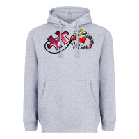 Heather Grey autism mom 1 Heavyweight Hoodie - SublimationCraftShop