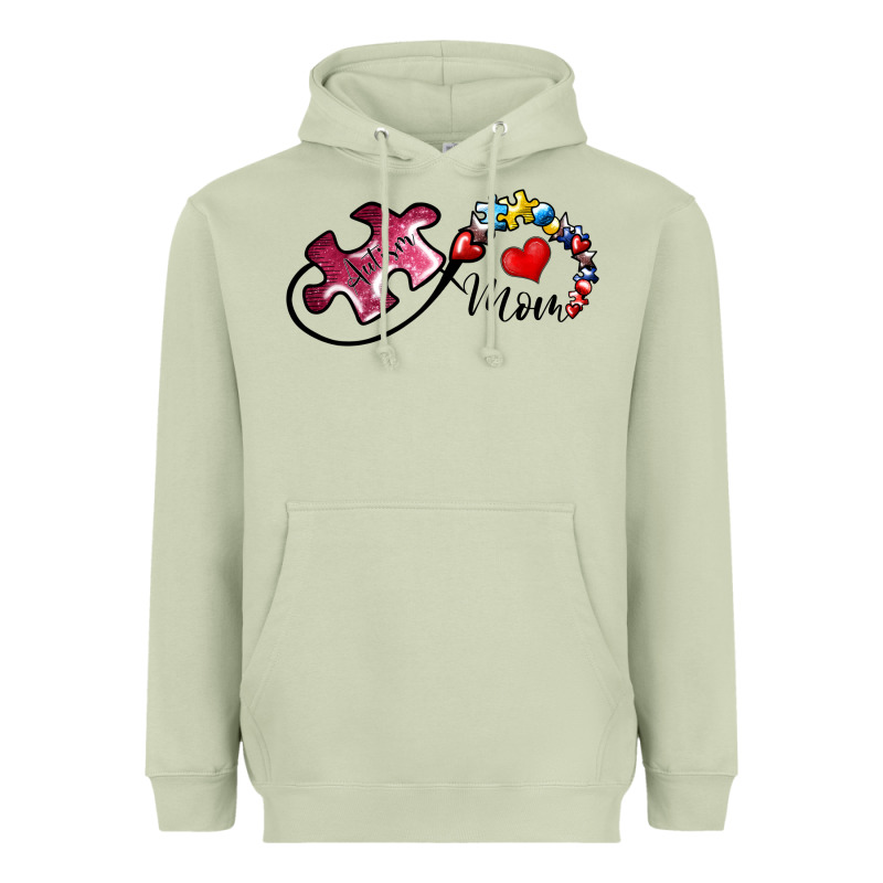 Autism Mom 1 Heavyweight Hoodie by SublimationCraftShop | Teevron