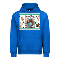 Cobalt i'm just here for the snacks Urban Hoodie - MaliasSmallBusiness