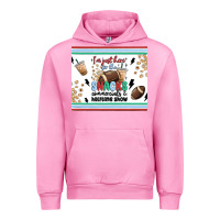 Fuchsia Pink i'm just here for the snacks Urban Hoodie - MaliasSmallBusiness