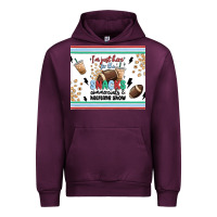 Mauve Wine i'm just here for the snacks Urban Hoodie - MaliasSmallBusiness