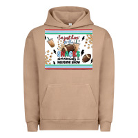 Pigment Burro i'm just here for the snacks Urban Hoodie - MaliasSmallBusiness