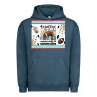 Pigment Midnight Navy i'm just here for the snacks Urban Hoodie - MaliasSmallBusiness