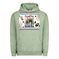 Pigment Oil Green i'm just here for the snacks Urban Hoodie - MaliasSmallBusiness